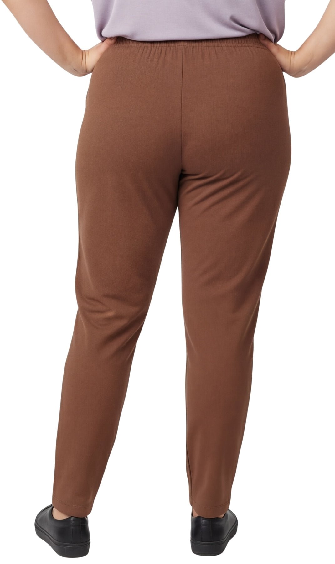 Women's Premium Cotton Stretch High-Waisted Black Leggings - Dressy Comfort in an Everyday Essential - Silverts 10