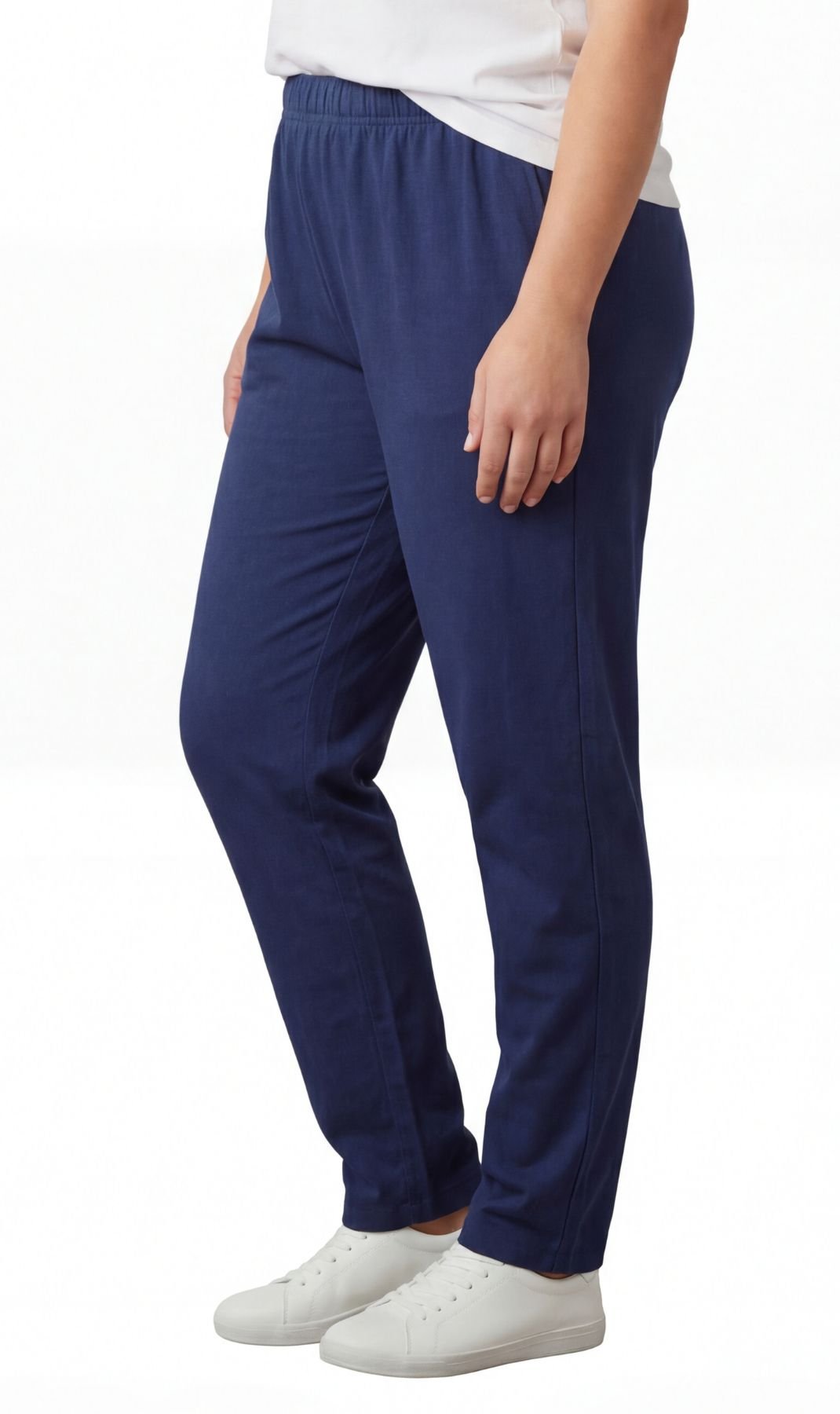 Women's Premium Cotton Stretch High-Waisted Black Leggings - Dressy Comfort in an Everyday Essential - Silverts 15