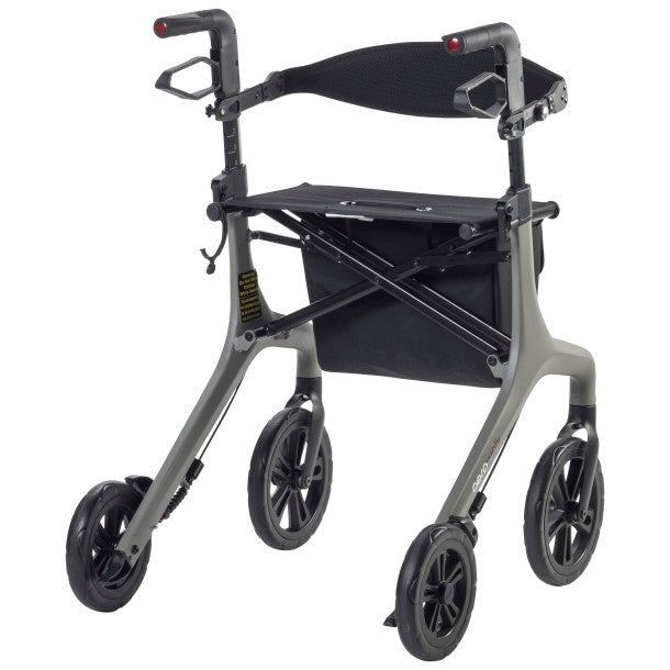 AeroWalk ™ Ultra-Lite Rollator, Gray - Silverts 6