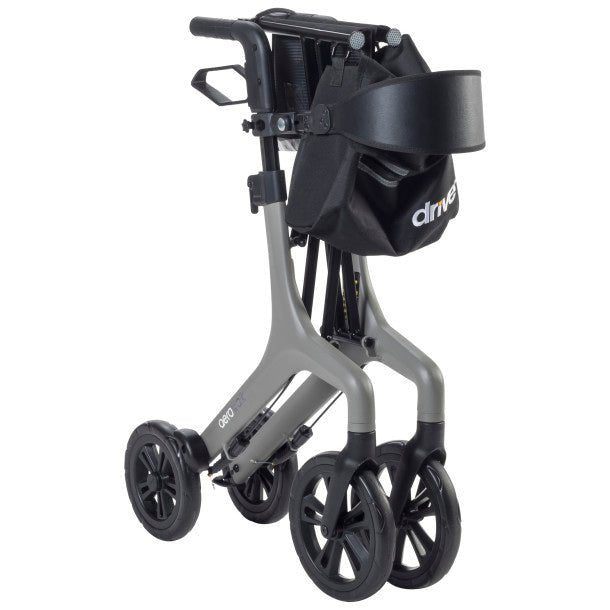 AeroWalk ™ Ultra-Lite Rollator, Gray - Silverts 4