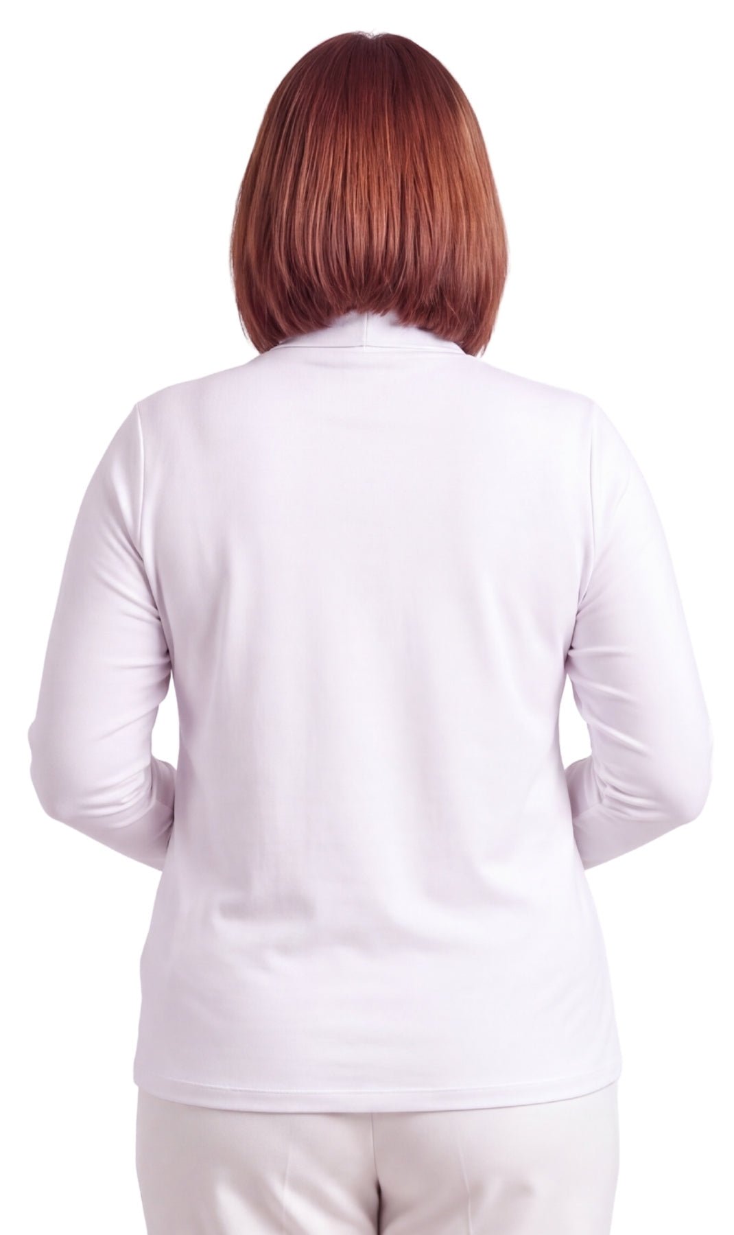 Women's Relaxed fit Long Sleeved Turtleneck Top - Silverts 14