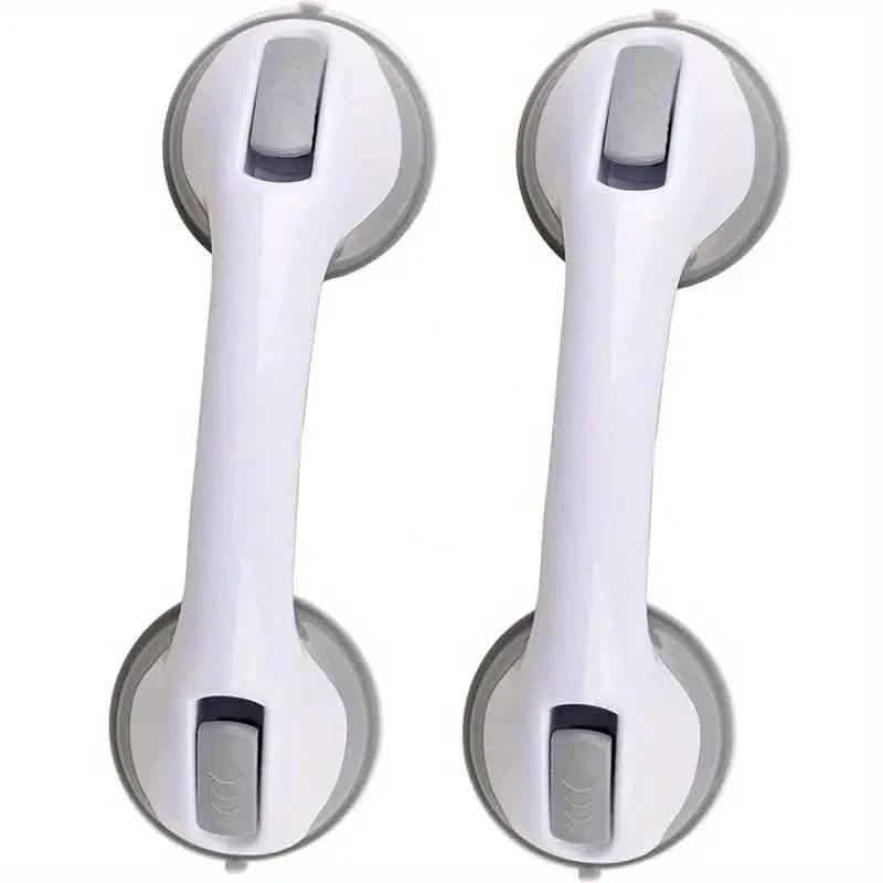 2-Pack: Shower Handle Grab Bars For Bathtubs And Showers - Silverts 1