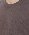 Men's Heavyweight Short Sleeve Crew Neck with Pocket T-Shirt - Silverts 18