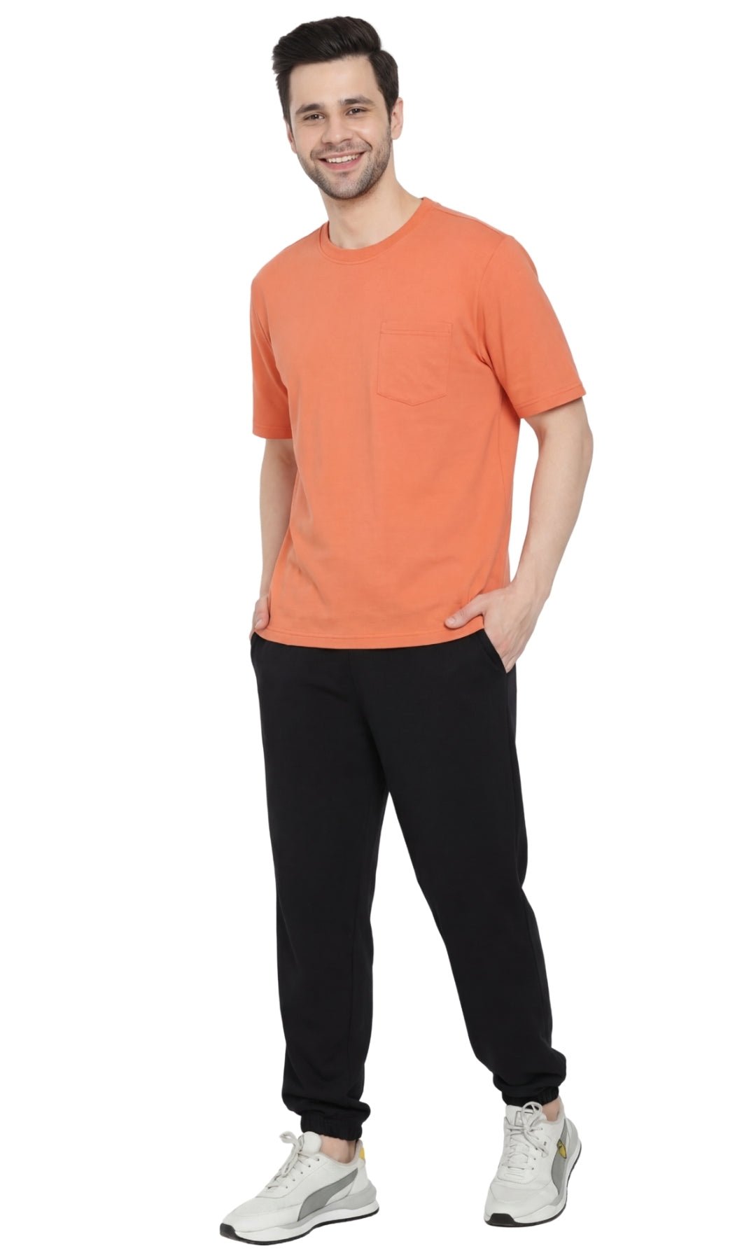 Men's Heavyweight Short Sleeve Crew Neck with Pocket T-Shirt - Silverts 24