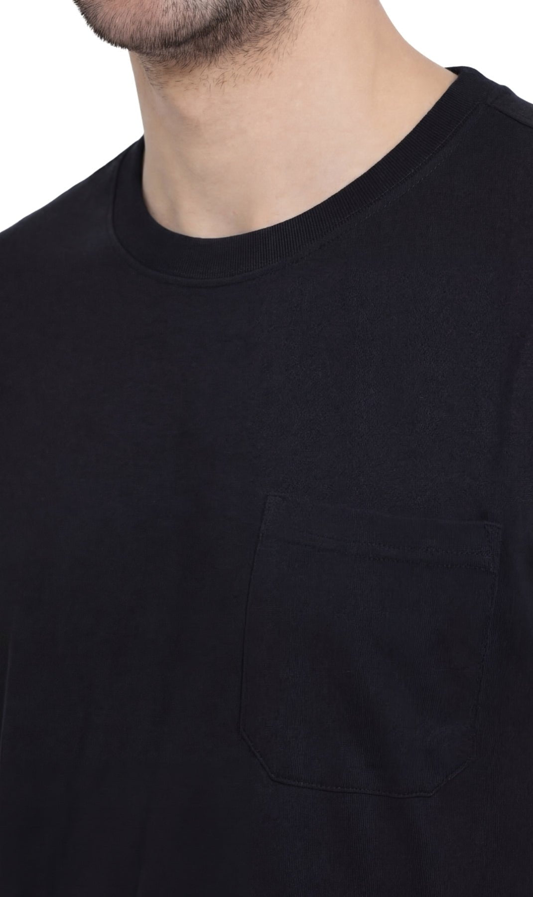 Men's Heavyweight Short Sleeve Crew Neck with Pocket T-Shirt - Silverts 28