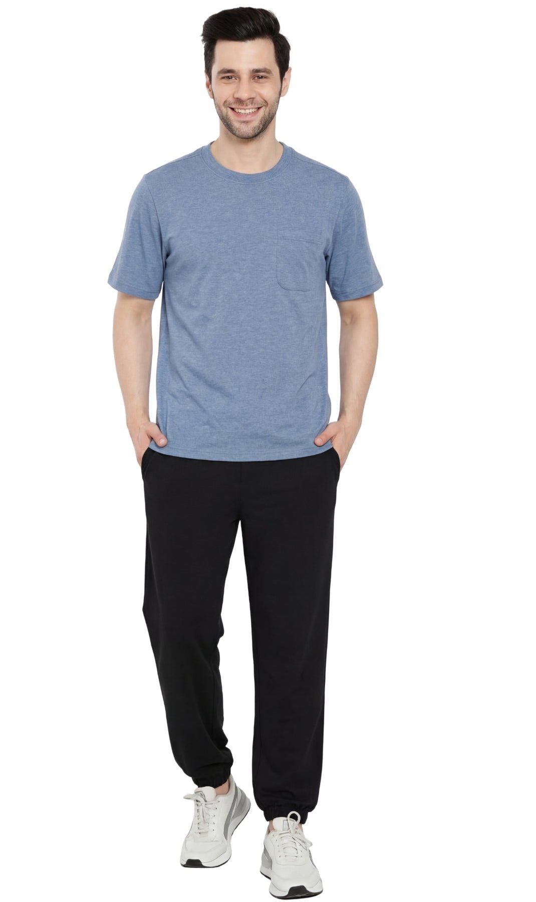 Men's Heavyweight Short Sleeve Crew Neck with Pocket T-Shirt - Silverts 11