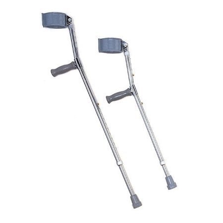 Forearm Crutch Size: 74" H - Silverts 1
