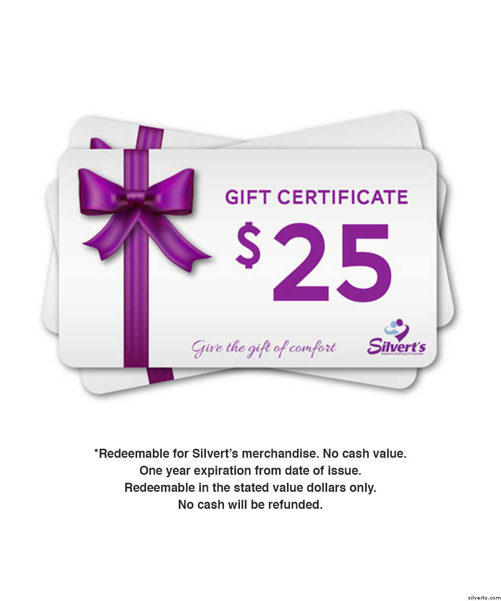 $25 Gift Card Certificates - Silverts 2