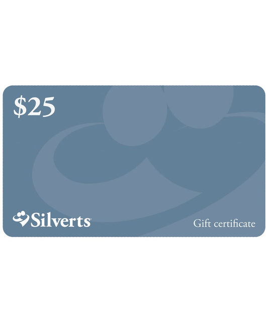 $25 Gift Card Certificates - Silverts 1