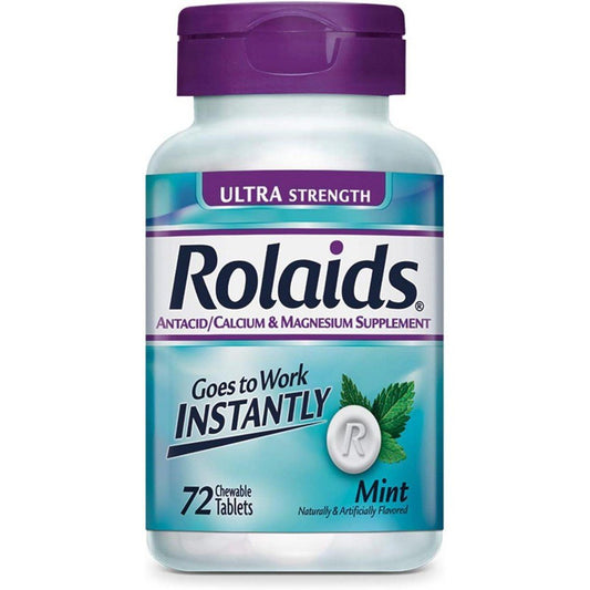 Rolaids Ultra Strength 1200, 72 Chewable Tablets - Silverts 1