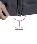Womens Magnetic-Zipper Hoodie with Pockets - Silverts 4