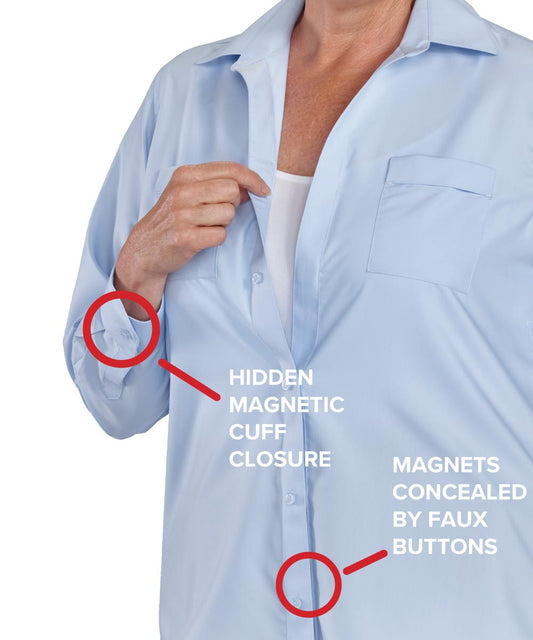 Women's Magnetic Closure Top for Arthritis - Clearance - Silverts 2