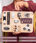 Wooden Fidget Busy Board for Adults with Altzheimer's, Dementia-friendly games - Silverts 2