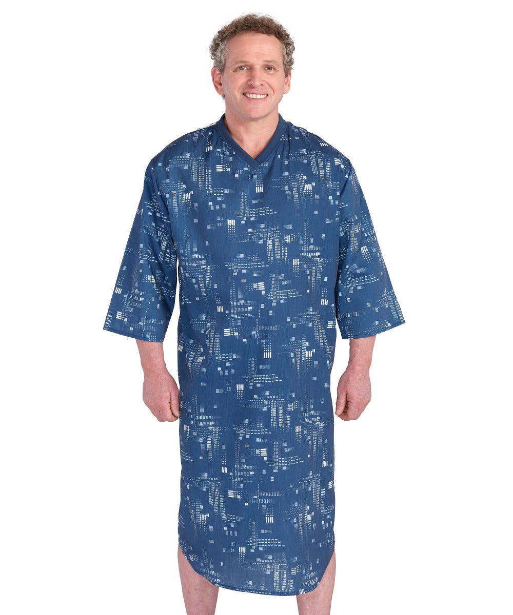 Poly-Cotton Hospital Gowns for Men - Clearance - Silverts 10