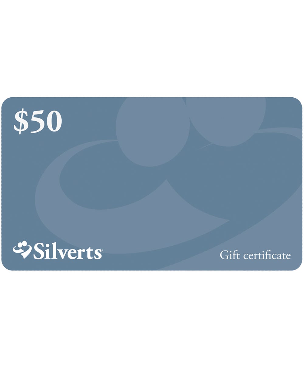 $50 Gift Card Certificates - Silverts 1