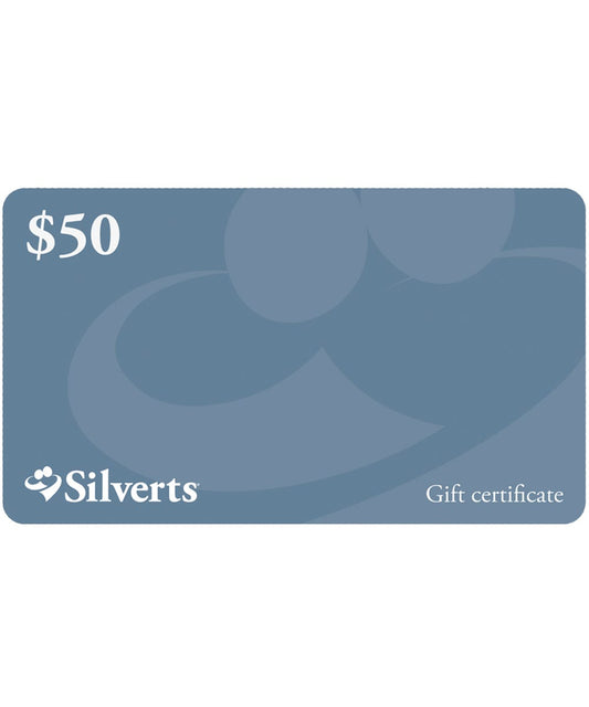 $50 Gift Card Certificates - Silverts 1