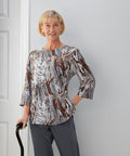 Women's Open Back High-Low Top - Silverts 25
