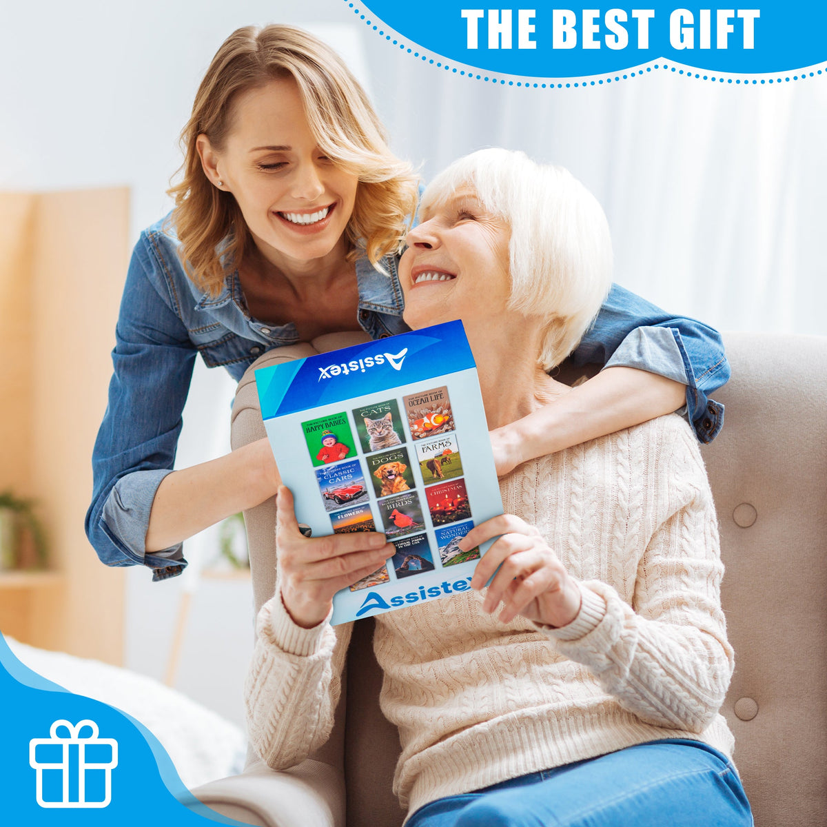Picture Book Set for Seniors with Dementia - Alzheimer's Activity for Adults - for Patients in Nursing Home - Gifts for Elderly - Memory Care Games - Stroke Rehab - Brain Exercise - Parkinson Product - Silverts 4