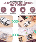 Wooden Fidget Busy Board for Adults with Altzheimer's, Dementia-friendly games - Silverts 5
