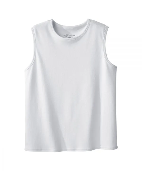 3 Pack - Men's Adaptive Sleeveless Undershirt - Silverts 13