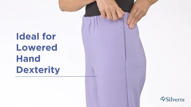 Women's Easy Touch Side Closure Pants - Clearance - Silverts 4