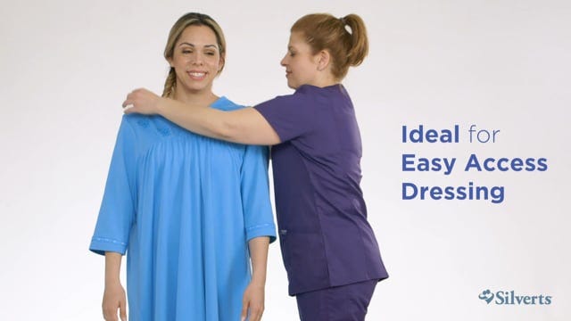 Women's Soft Hospital Gown - Clearance - Silverts 4