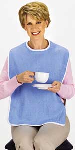 3-Pack 100% Cotton Terry Adult Bib - Silverts 5