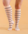 Knee-High Compression Socks - Stripes - Silverts 2
