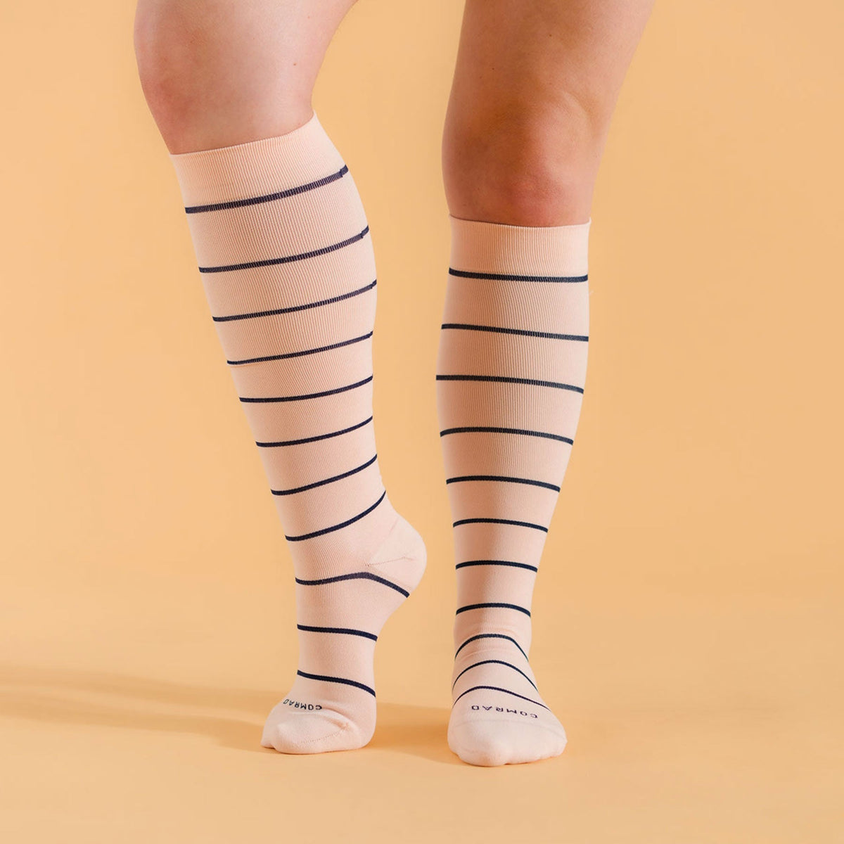Knee-High Compression Socks - Stripes - Silverts 2