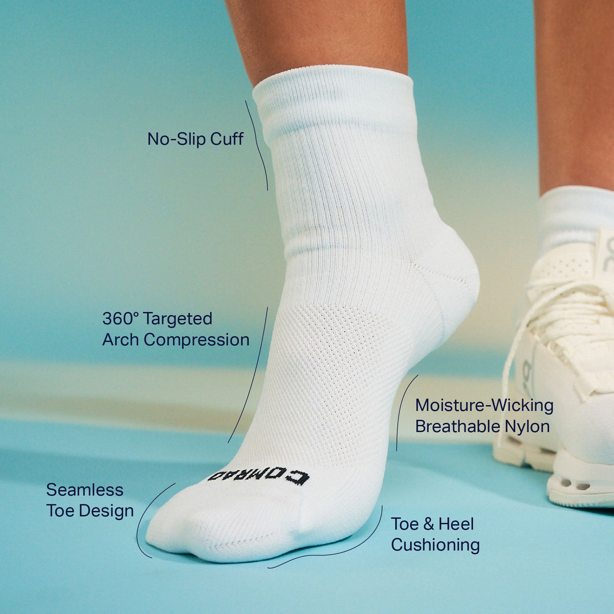 Quarter Ankle Compression Socks - Silverts 5