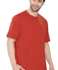 Men's Heavyweight Short Sleeve Crew Neck with Pocket T-Shirt - Silverts 12