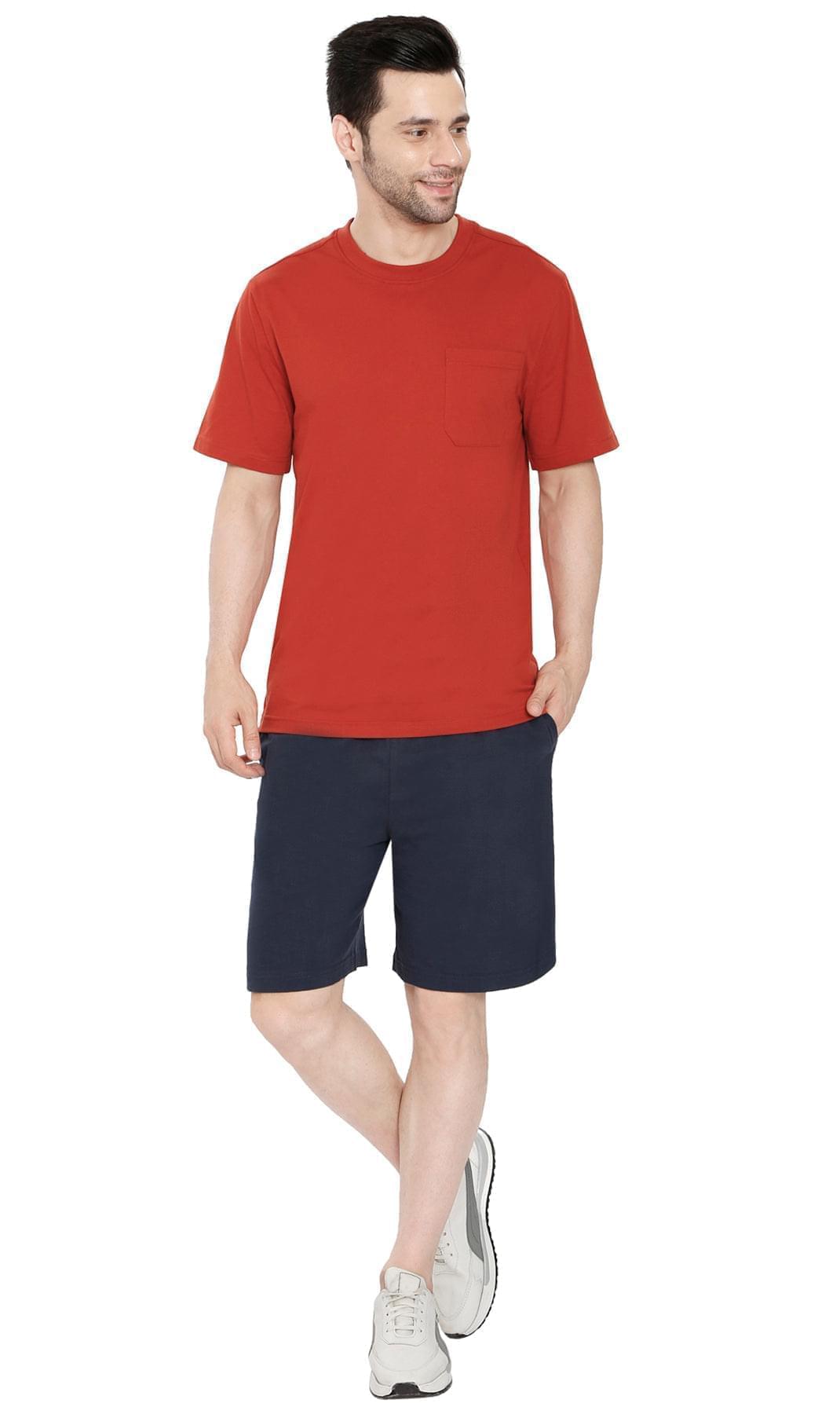 Men's Heavyweight Short Sleeve Crew Neck with Pocket T-Shirt - Silverts 15