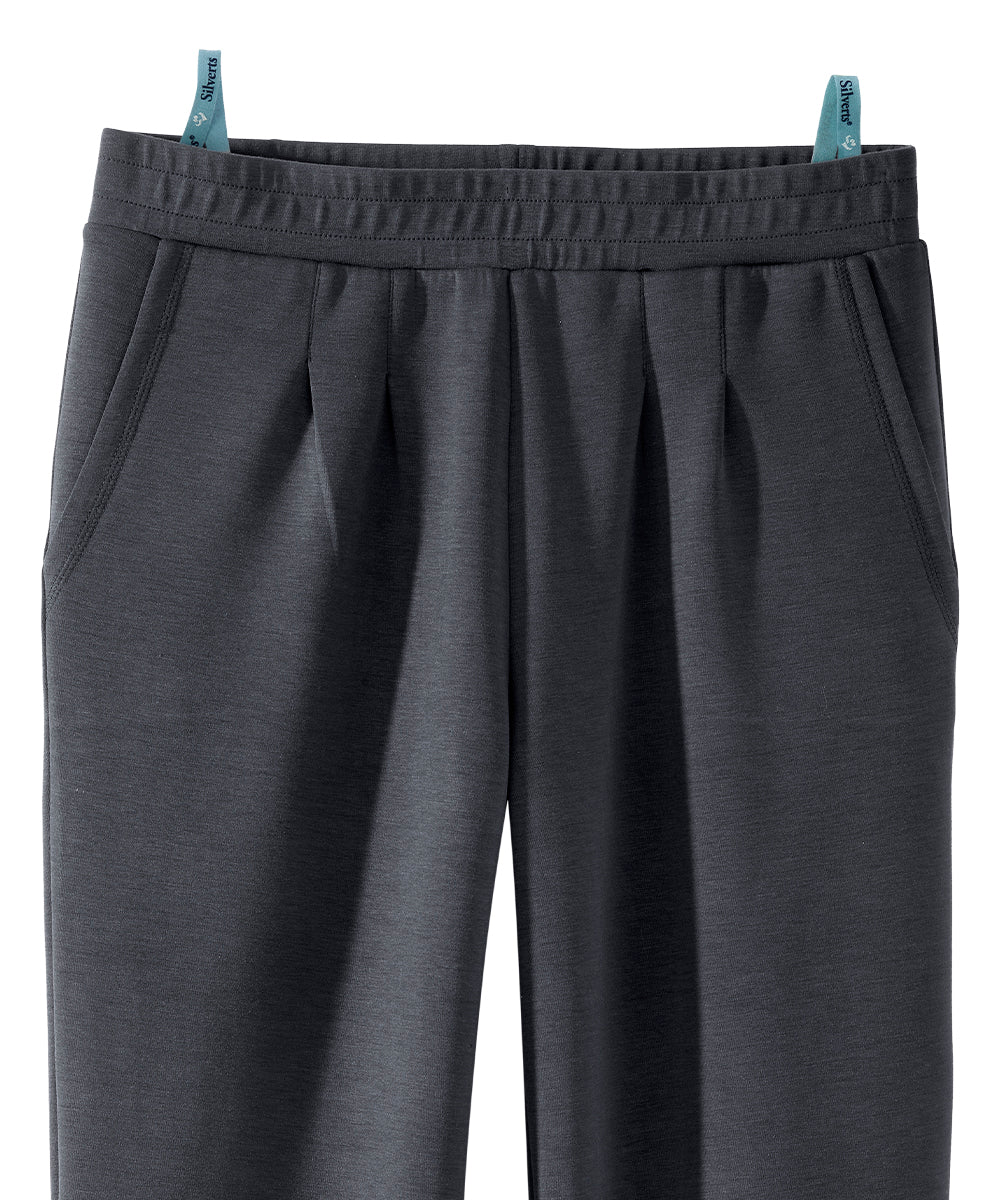 Women's Soft Pleated Front Pull-On Pants - Silverts 2