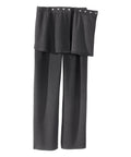 Women's Open Back Soft Ribbed Pants - Silverts 3