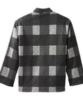 Men's Magnetic Closure Sherpa Lined Shirt Jacket - Silverts 4
