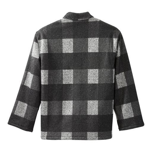 Men's Magnetic Closure Sherpa Lined Shirt Jacket - Silverts 4