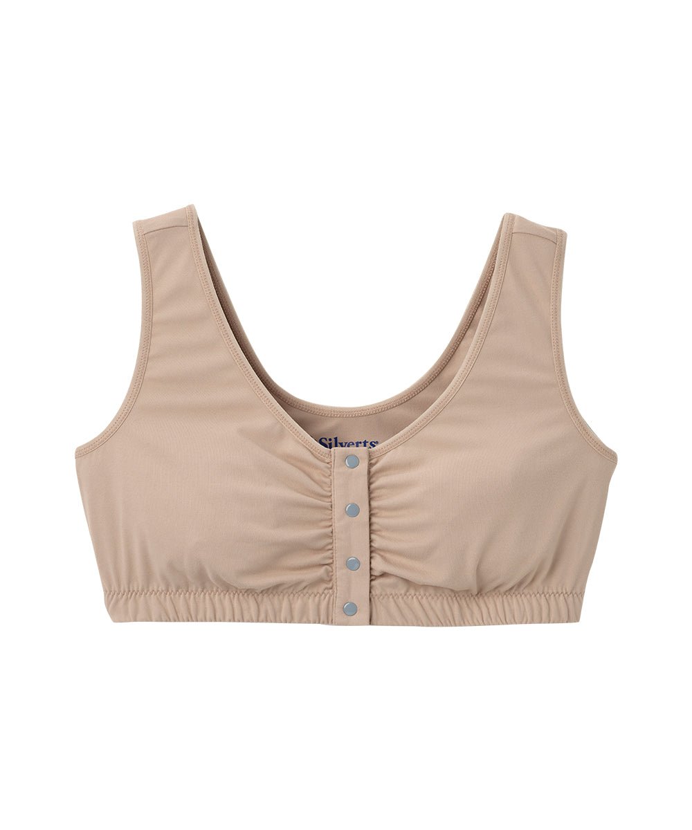 Women's Adaptive Front Snap Closure Bra - Silverts 1