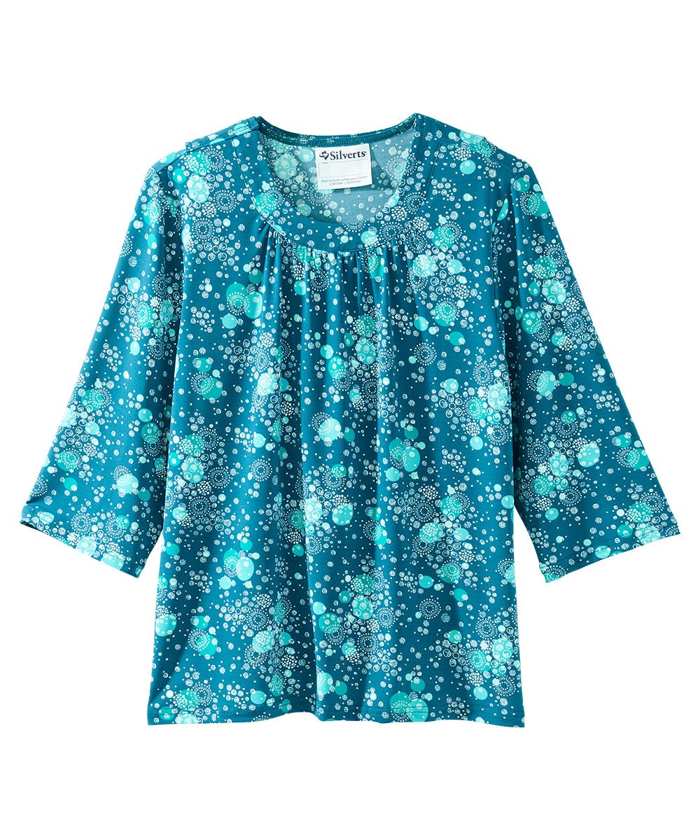 Women's Open Back Shirred Top - Silverts 20