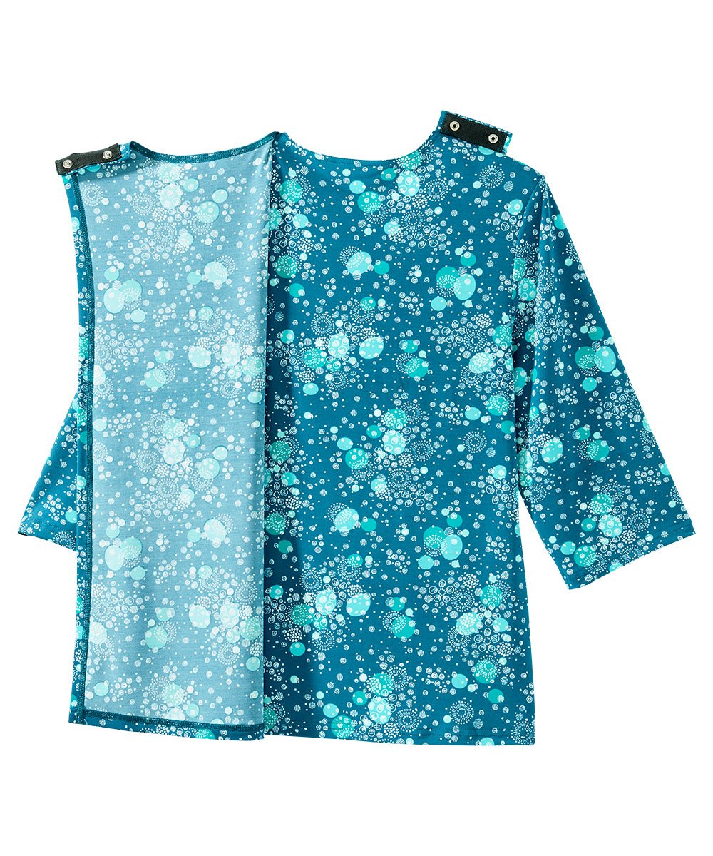 Women's Open Back Shirred Top - Silverts 21