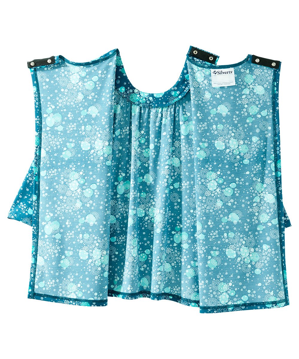 Women's Open Back Shirred Top - Silverts 23