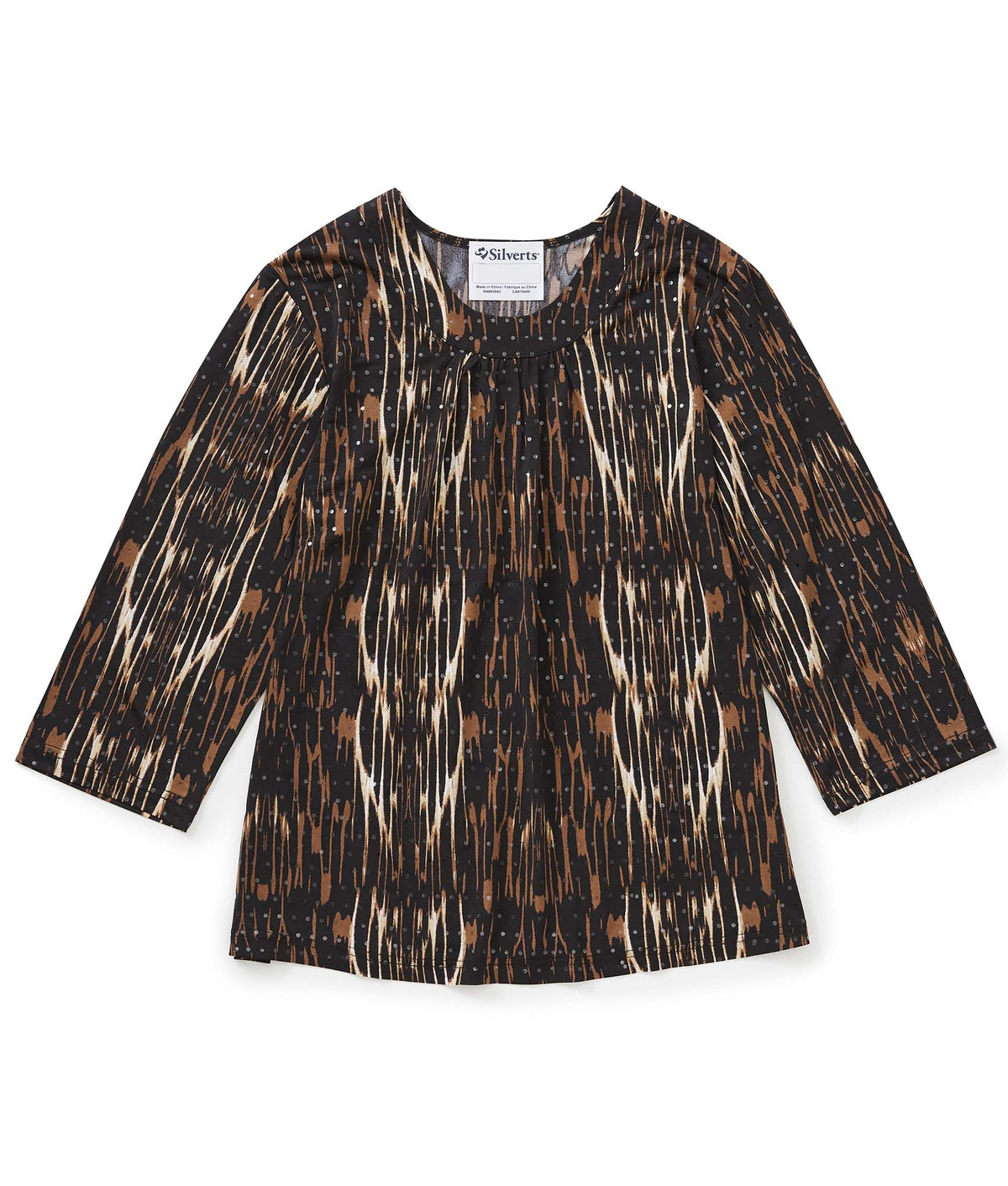 Women's Open Back Shirred Top - Silverts 32