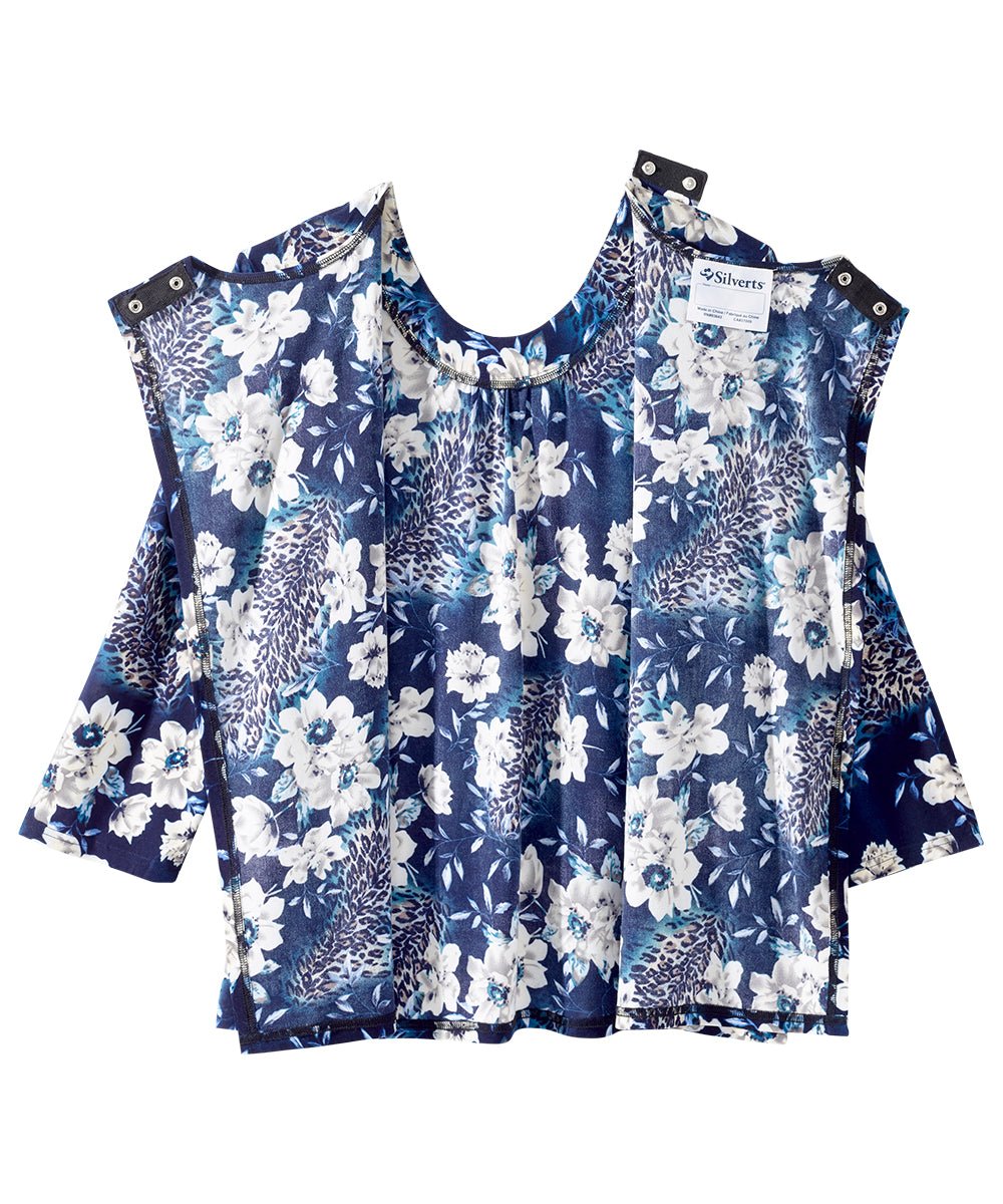 Women's Open Back Shirred Top - Silverts 41