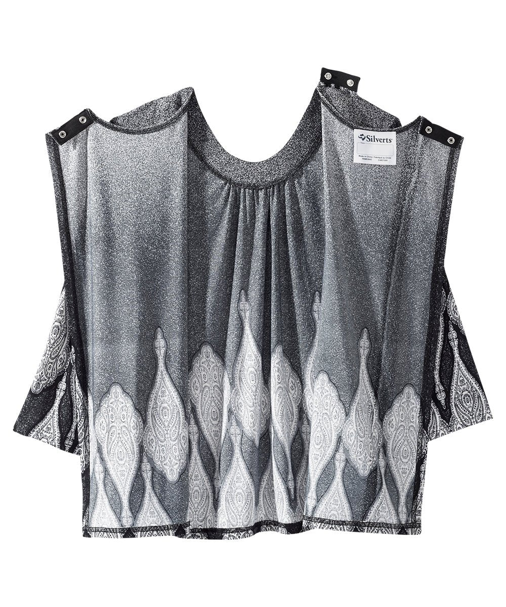 Women's Open Back Shirred Top - Silverts 43