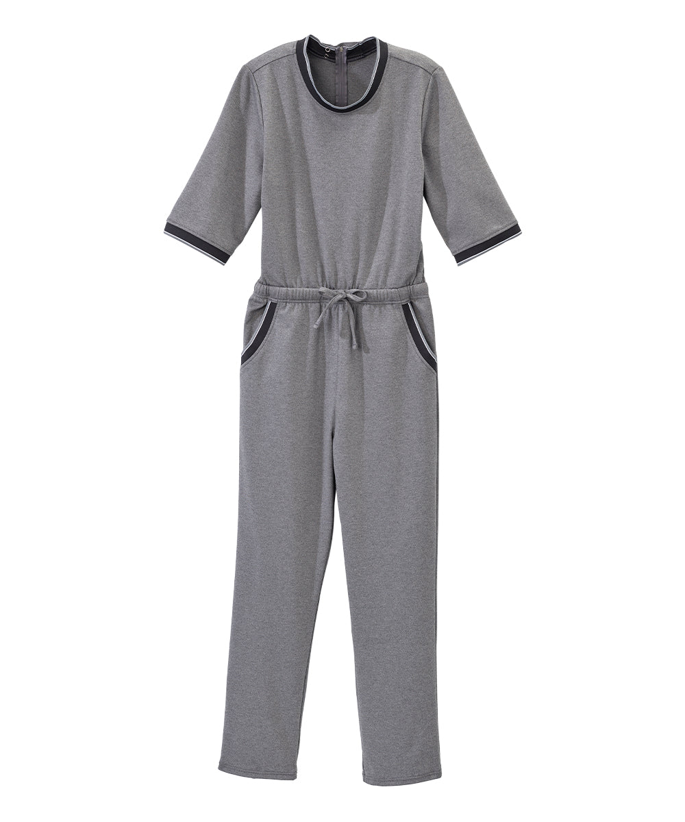 Women's Stay Dressed Jumpsuit with Full Back Zip - Silverts 1