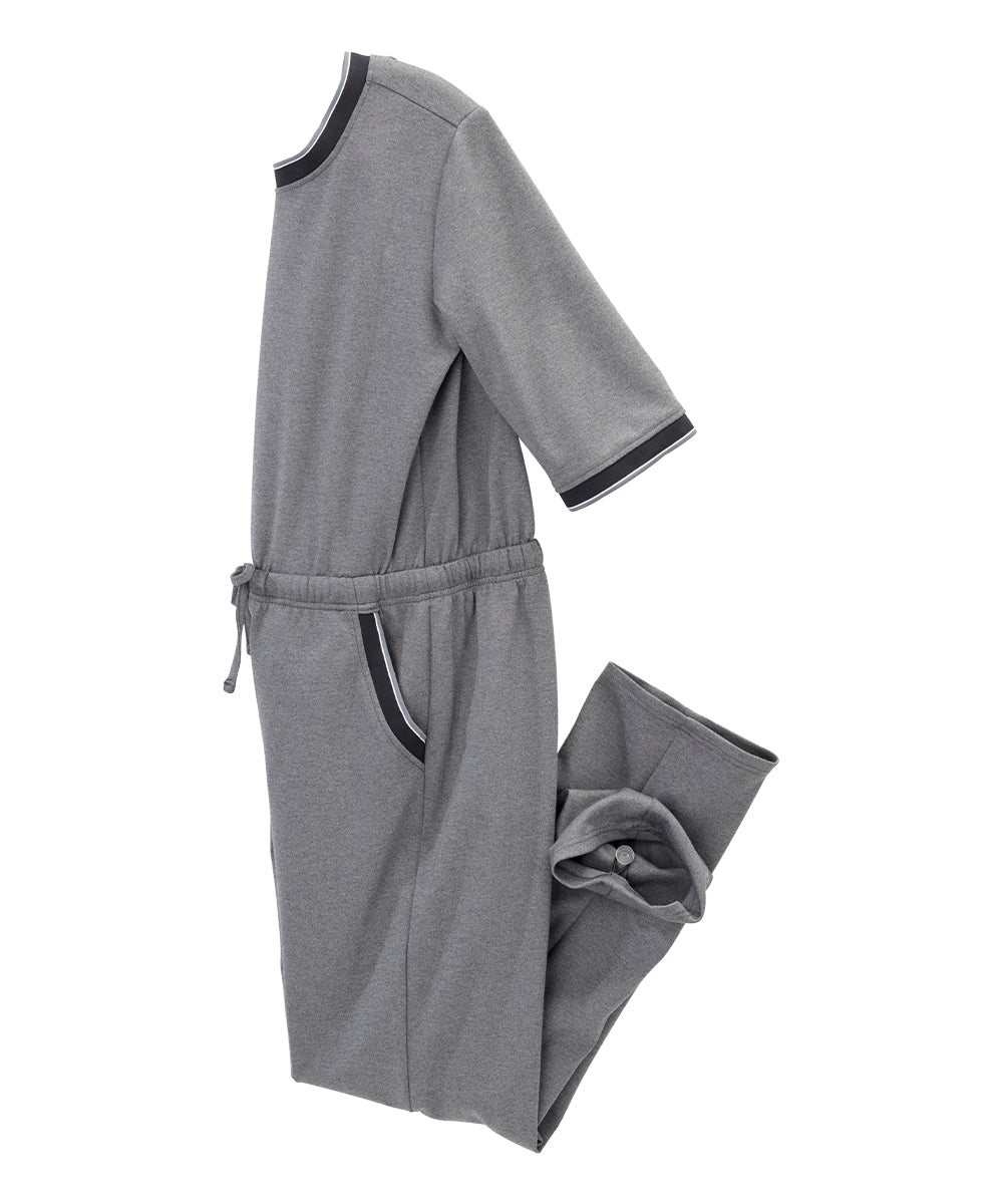 Women's Stay Dressed Jumpsuit with Full Back Zip - Silverts 2
