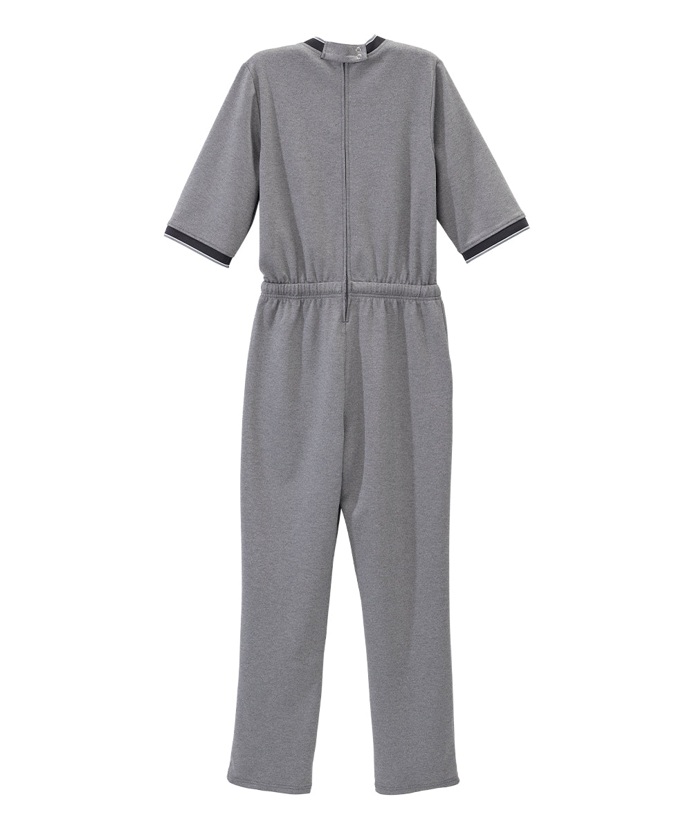 Women's Stay Dressed Jumpsuit with Full Back Zip - Silverts 3