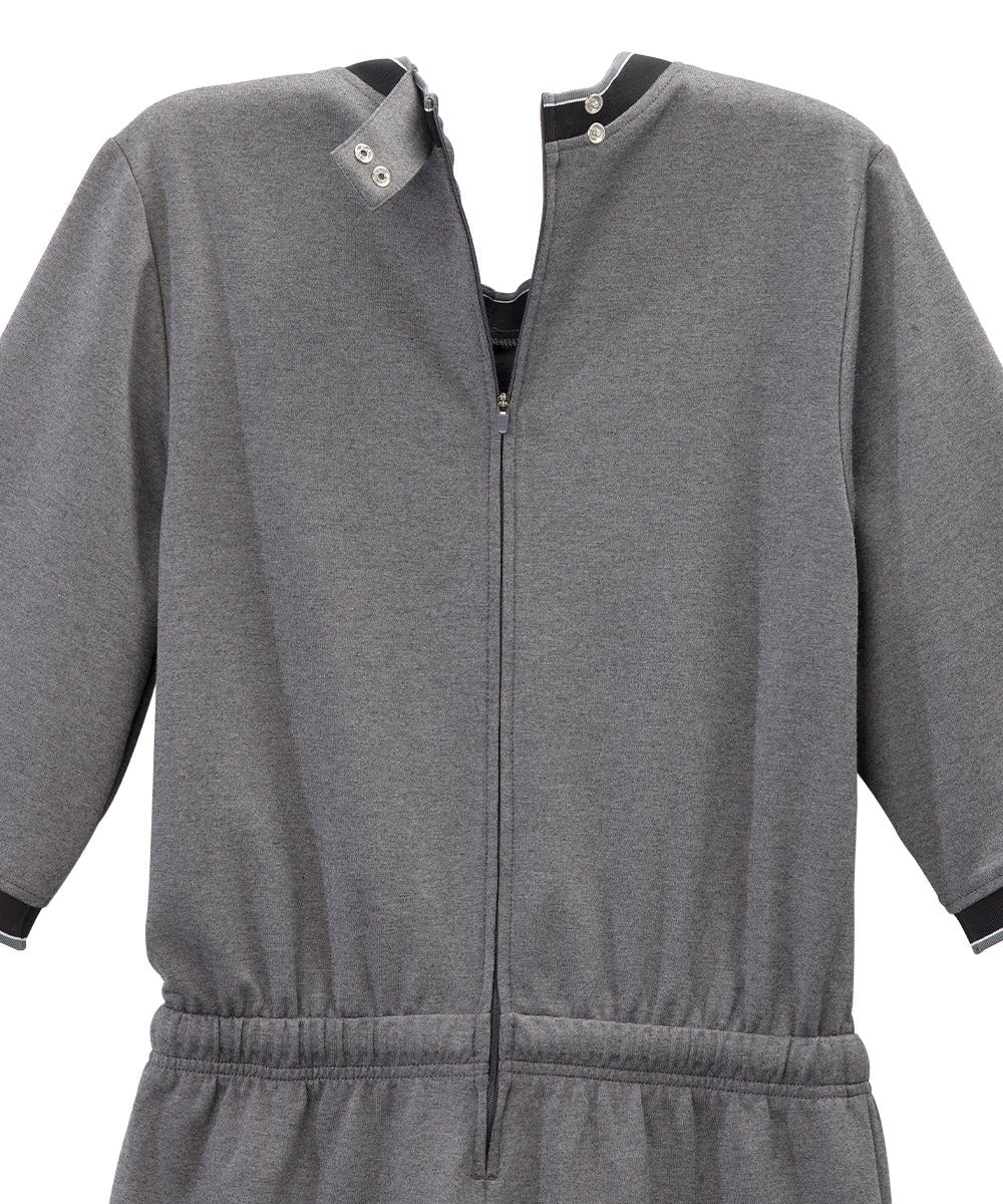 Women's Stay Dressed Jumpsuit with Full Back Zip - Silverts 4