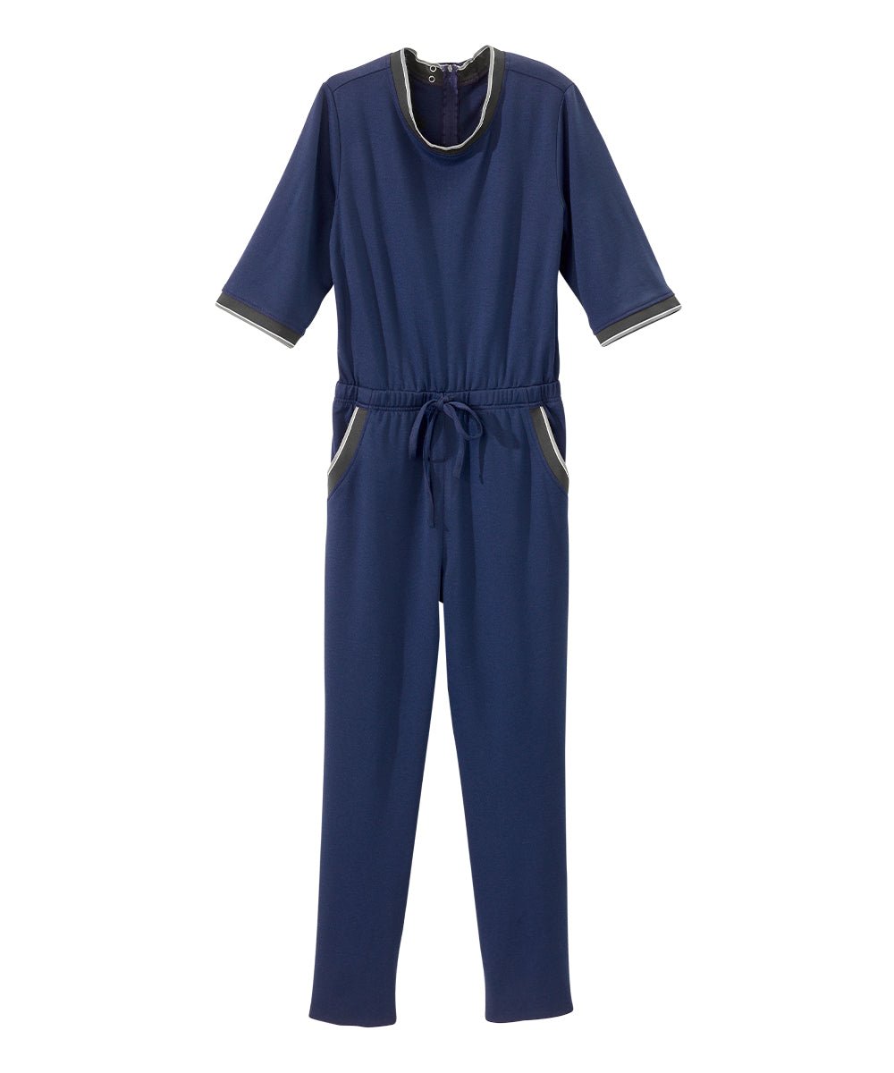 Women's Stay Dressed Jumpsuit with Full Back Zip - Silverts 6