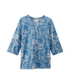 Women's Open Back 3/4 Sleeve Soft Knit Top