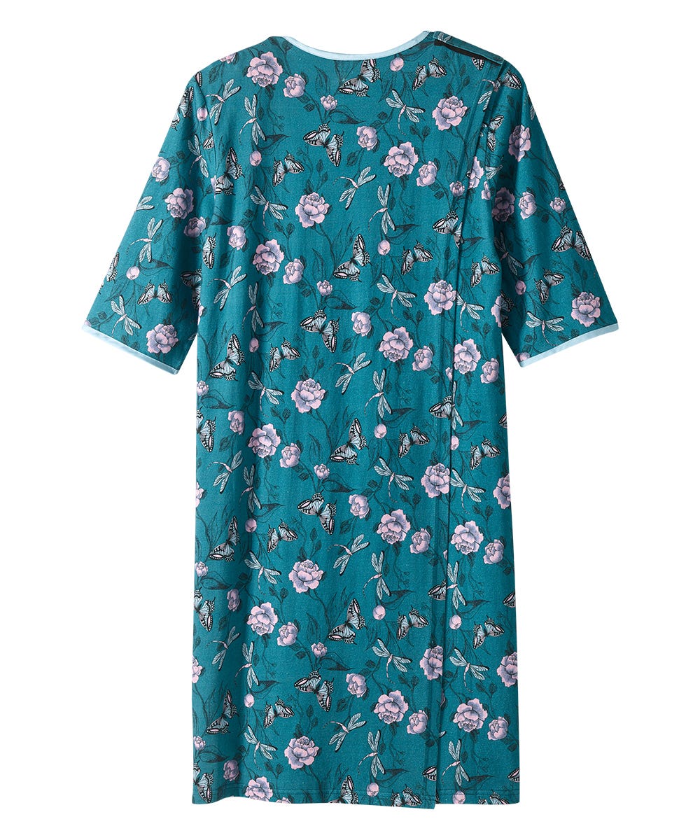 Women's No Peek Hospital & Home Care Gown - Silverts 6